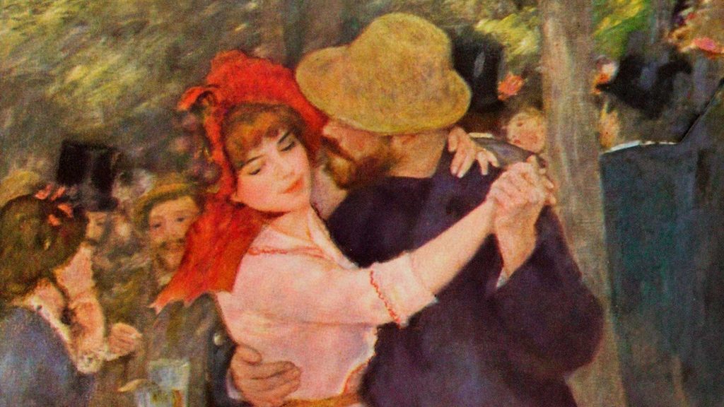 Dance at Bougival by Renoir.